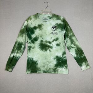 National Geographic Mens Small Magazine Long Sleeve Tie Dye Graphic T-Shirt